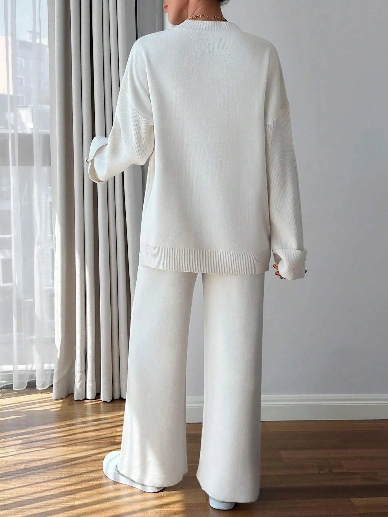 AtelierdeRocheParis™ | Ensemble Tricoté Chic & Confort – Élégance Décontractée