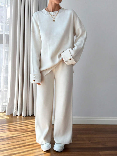 AtelierdeRocheParis™ | Ensemble Tricoté Chic & Confort – Élégance Décontractée