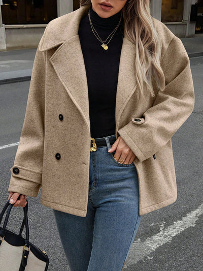AtelierdeRocheParis™ | Manteau Classique à Double Boutonnage