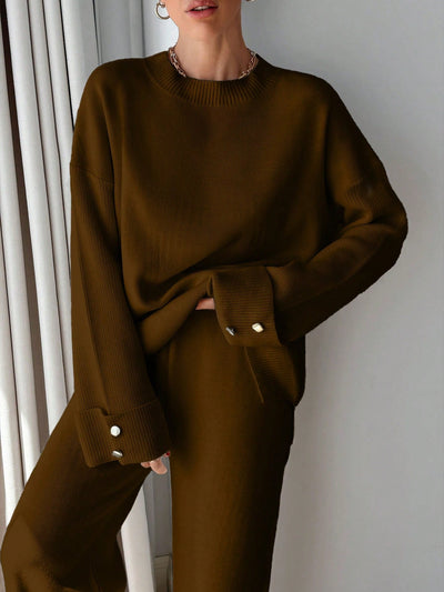 AtelierdeRocheParis™ | Ensemble Tricoté Chic & Confort – Élégance Décontractée