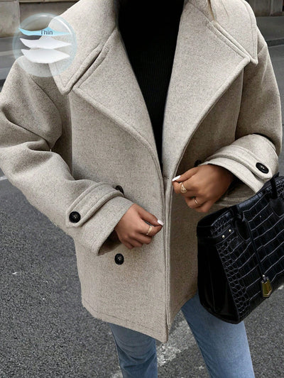 AtelierdeRocheParis™ | Manteau Classique à Double Boutonnage