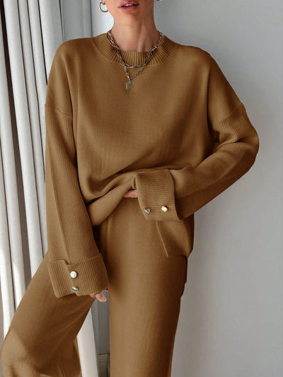 AtelierdeRocheParis™ | Ensemble Tricoté Chic & Confort – Élégance Décontractée