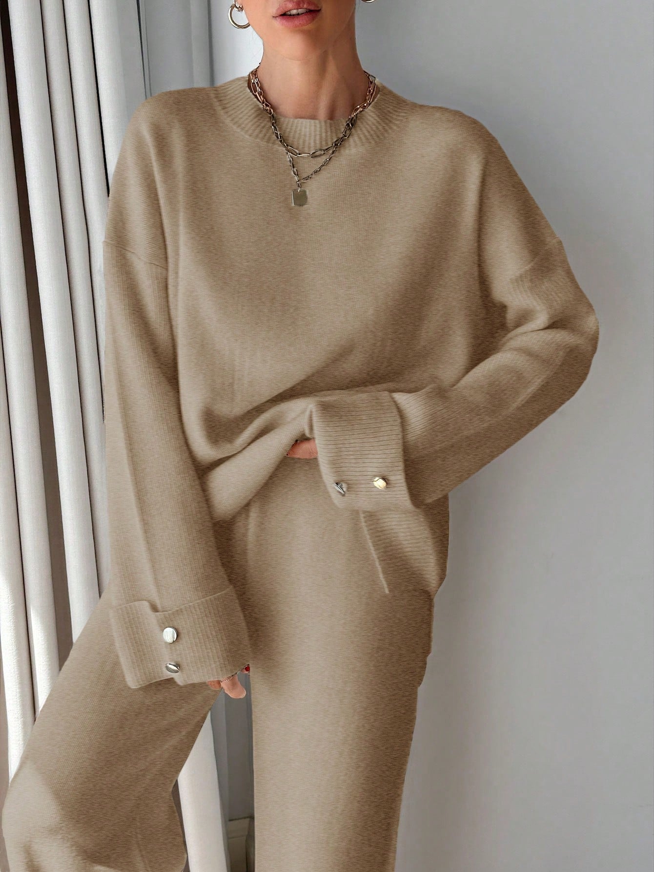 AtelierdeRocheParis™ | Ensemble Tricoté Chic & Confort – Élégance Décontractée