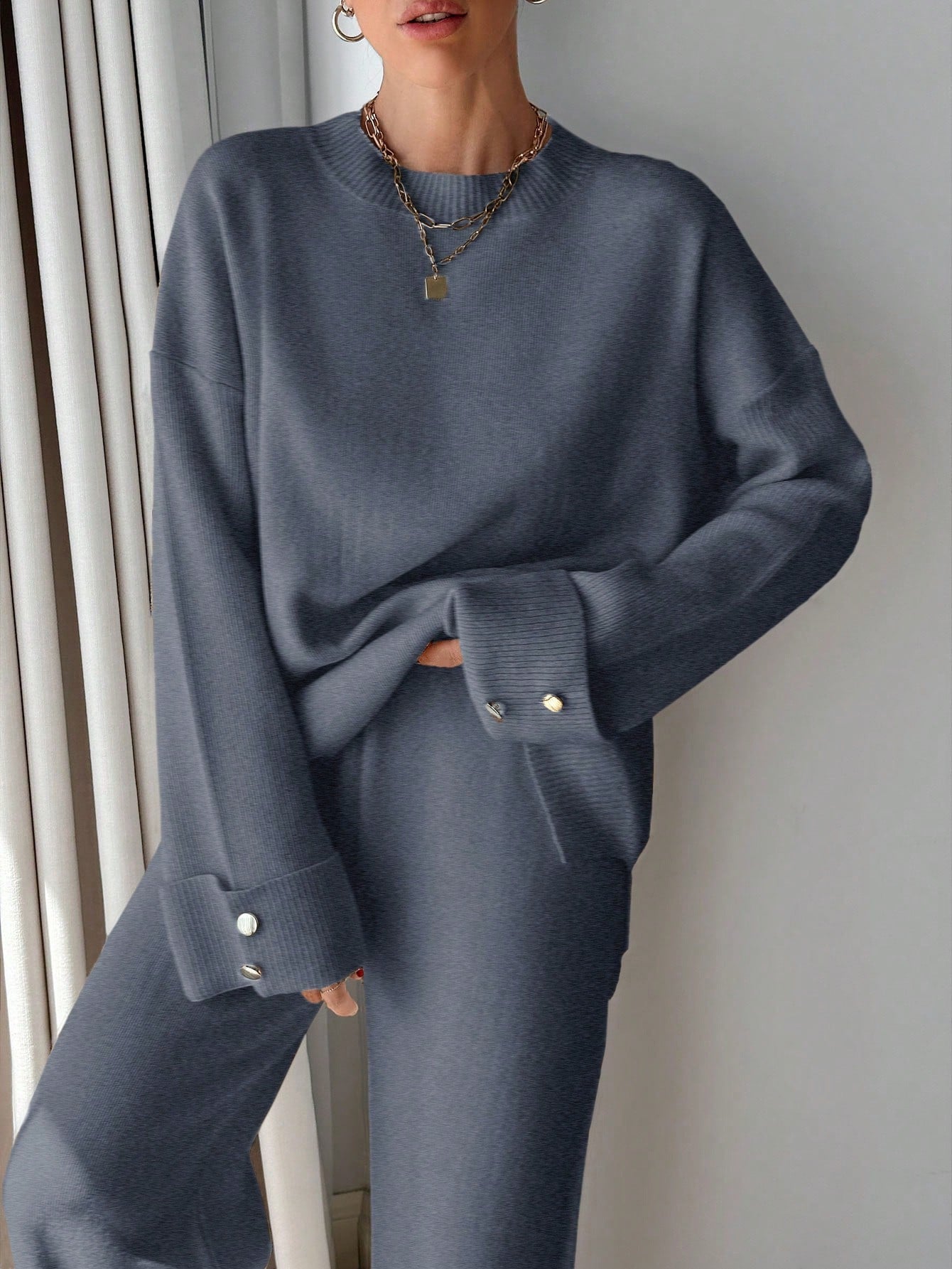 AtelierdeRocheParis™ | Ensemble Tricoté Chic & Confort – Élégance Décontractée