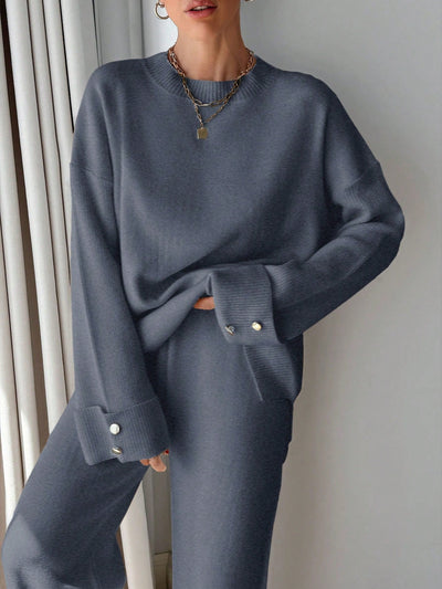 AtelierdeRocheParis™ | Ensemble Tricoté Chic & Confort – Élégance Décontractée