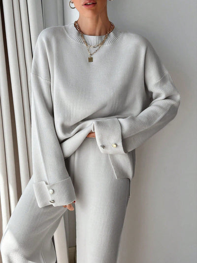 AtelierdeRocheParis™ | Ensemble Tricoté Chic & Confort – Élégance Décontractée