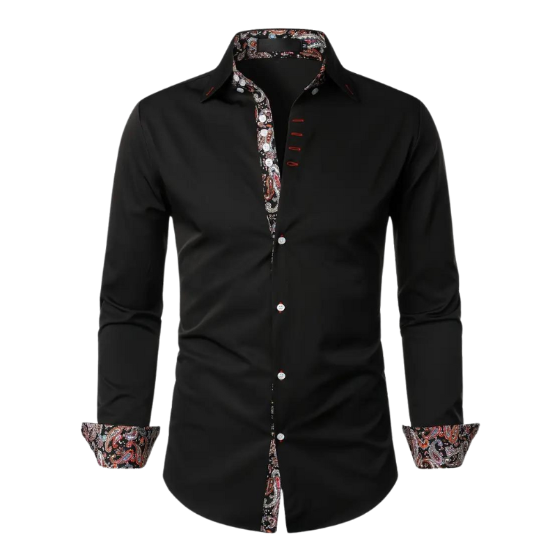 Niko | Chemise à accents Paisley pour hommes