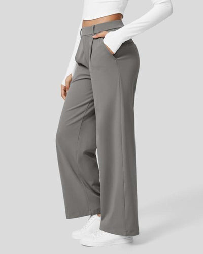 Abby|Pantalon de Costume Décontracté avec Poche