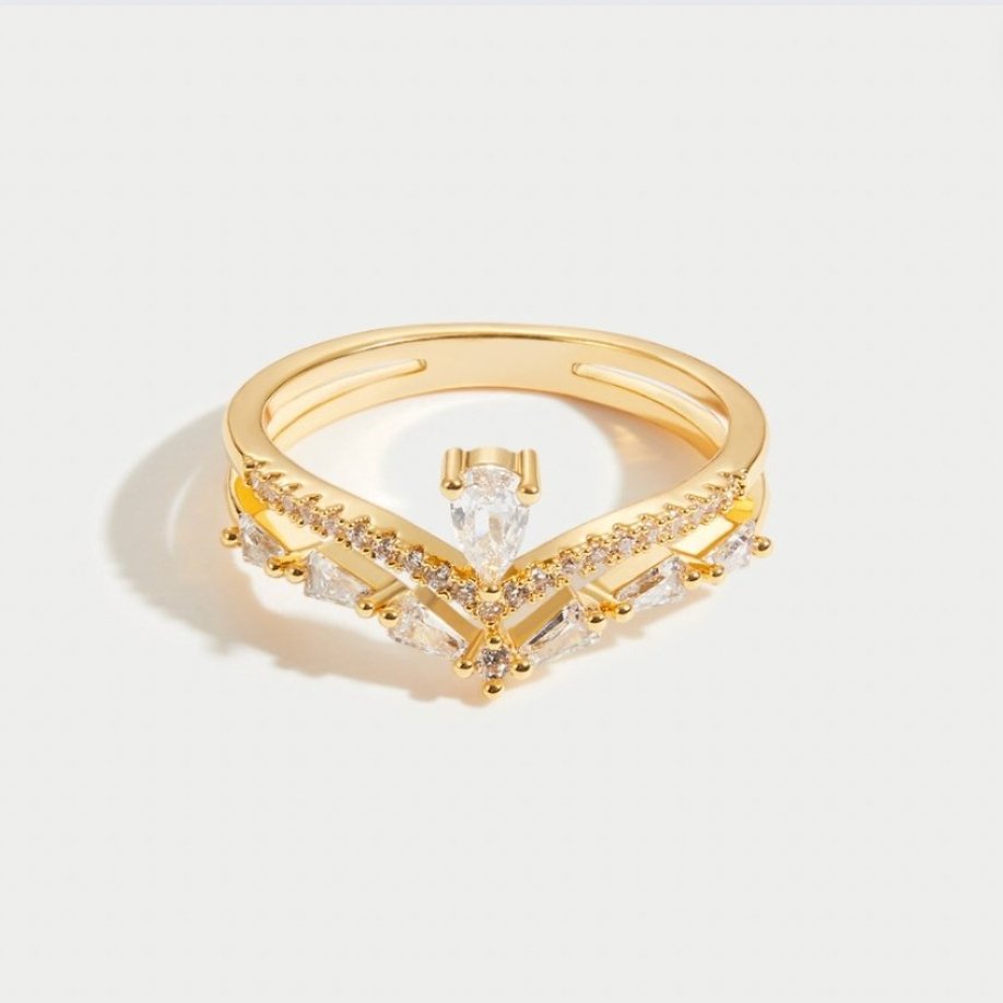 Valeria - Bague en cristal élégante