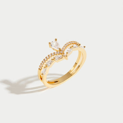 Valeria - Bague en cristal élégante