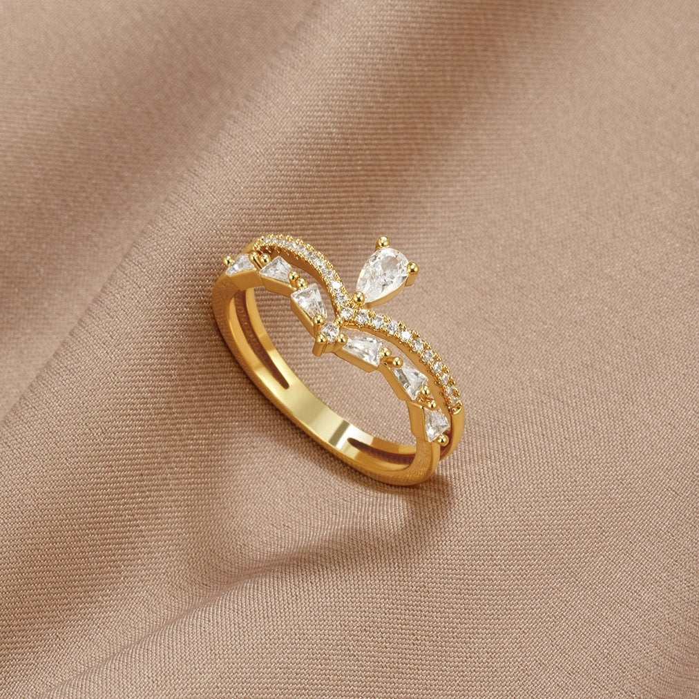Valeria - Bague en cristal élégante