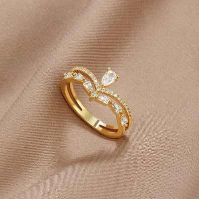 Valeria - Bague en cristal élégante