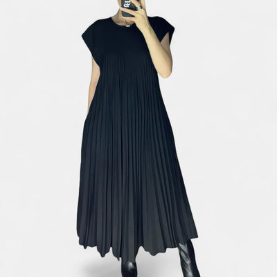 Edmonton Essence™ | Chic Pleated Dress + FREE Forever Bonded Bracelets