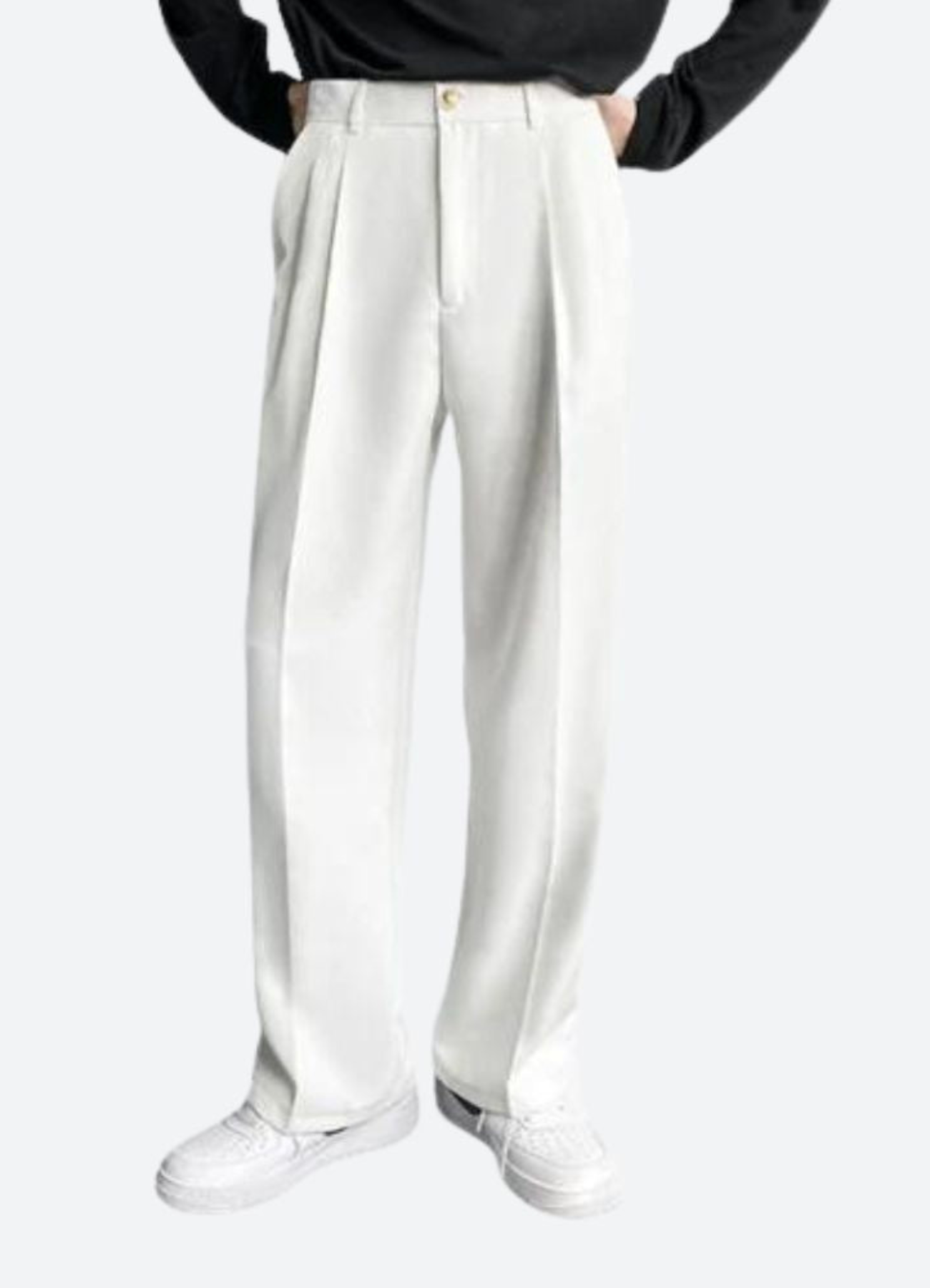 Memphis | Pantalon Taille Haute Pour Hommes | Noir