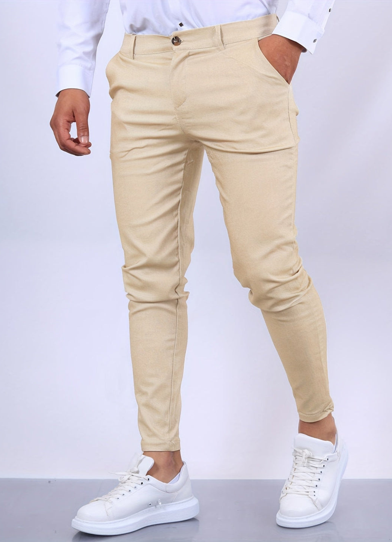 Mekhi | Pantalon Casual Pour Homme | Noir