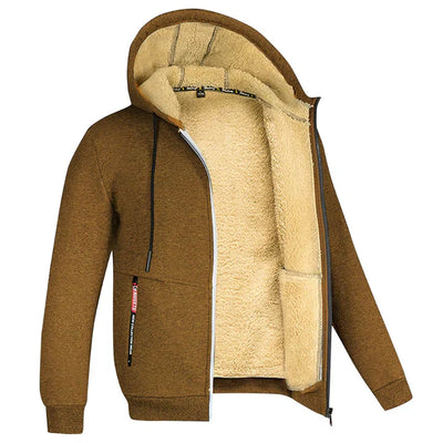 Drew | Veste polaire à capuche pour hommes | Chaude