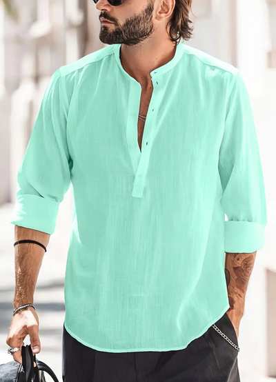 Adriel | Manche Longue Pour Hommes | Chemise