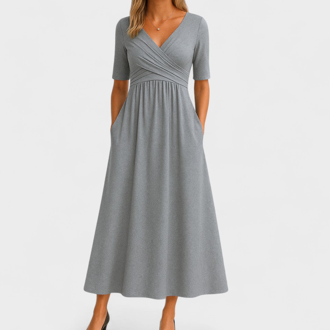 Joanna – Robe midi élégante