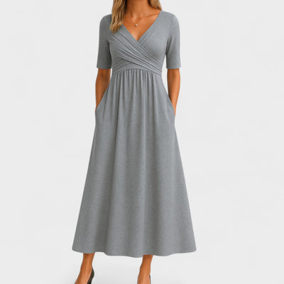 Joanna – Robe midi élégante