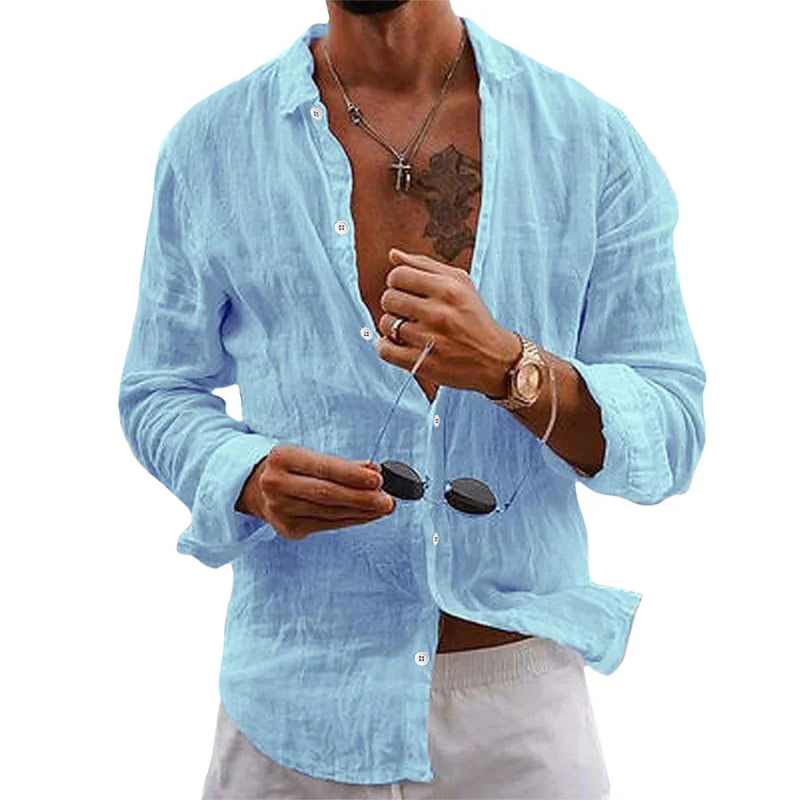 Amen | Chemise en lin pour Hommes | Blanche
