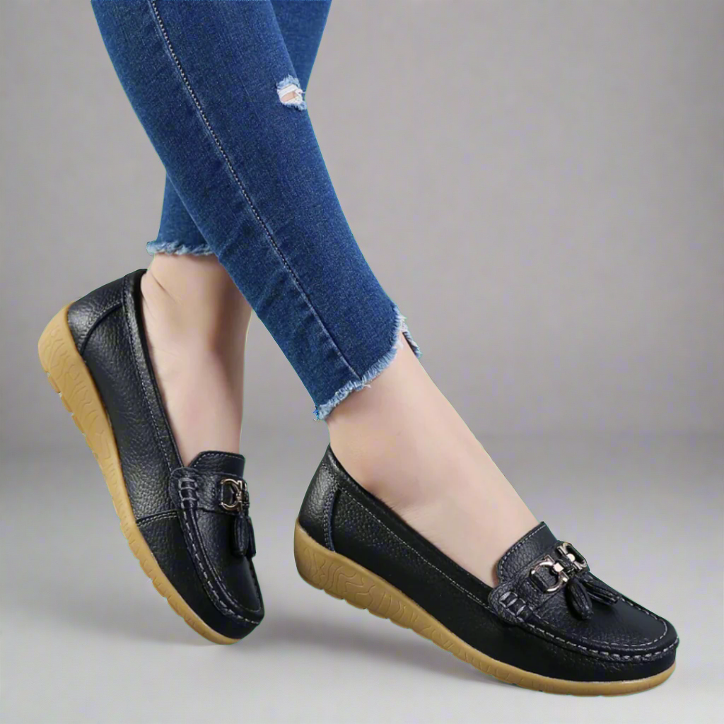 Adeltraut | Mocassins en cuir confortables faits à la main