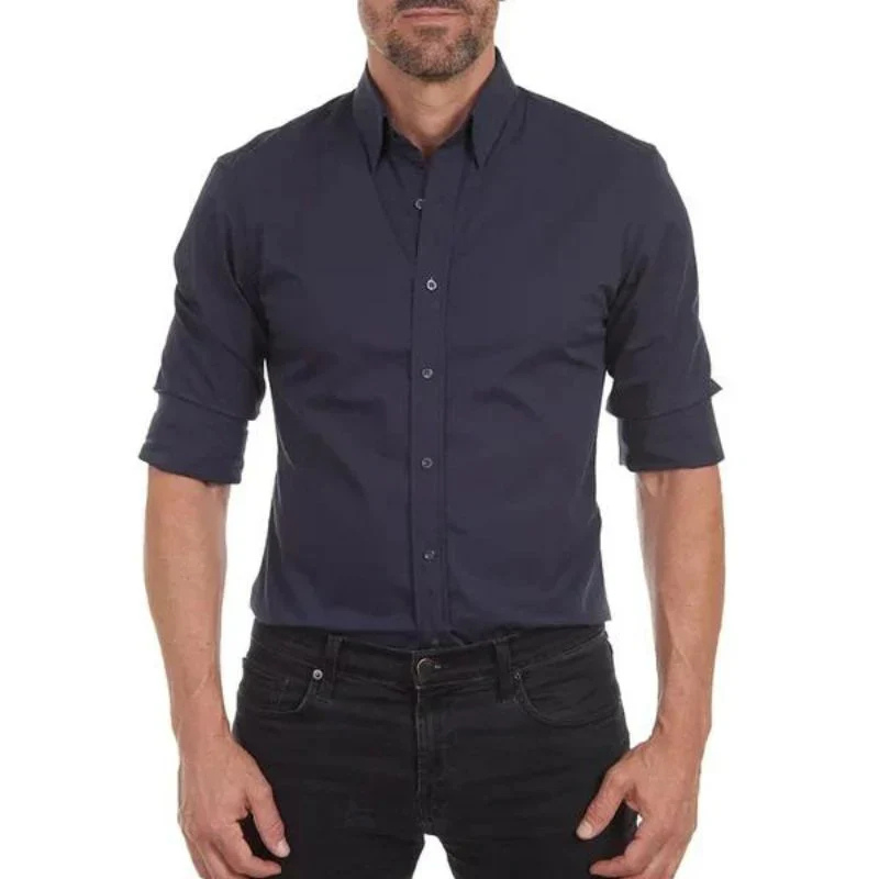 Gabby | Chemise à Manches Longues Pour Hommes | Pulls