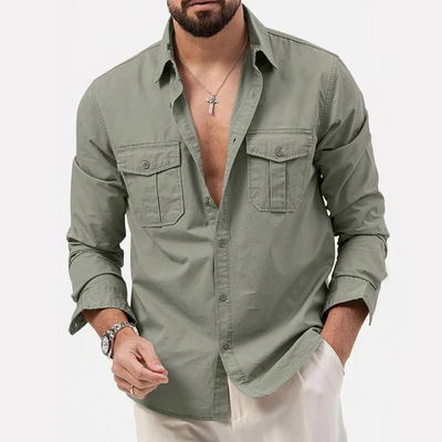 Calixte | Chemise Cargo Pour Hommes | Stylisé