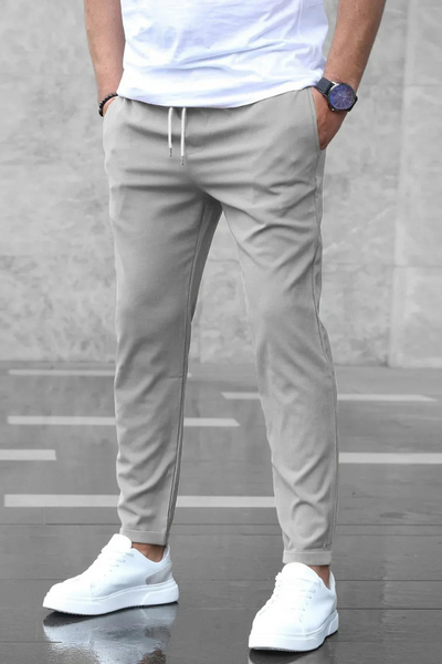 Carline | Pantalon taille haute à cordon réglable pour Hommes | Chino