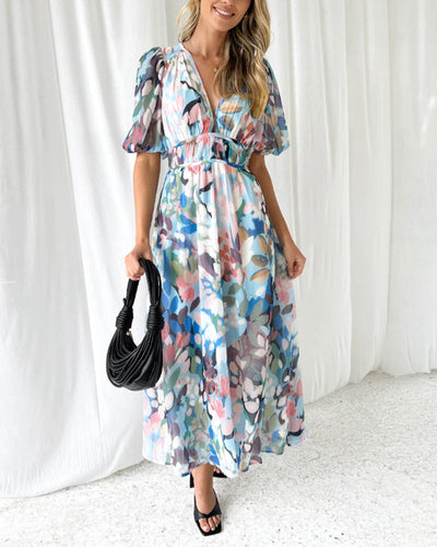 Madeleine - Robe à fleurs élégante pour un style intemporel