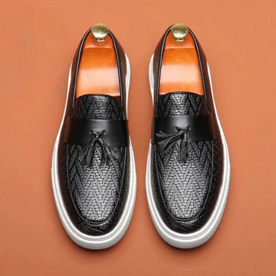 Wowee | Mocassins plates pour hommes | Orthopédique