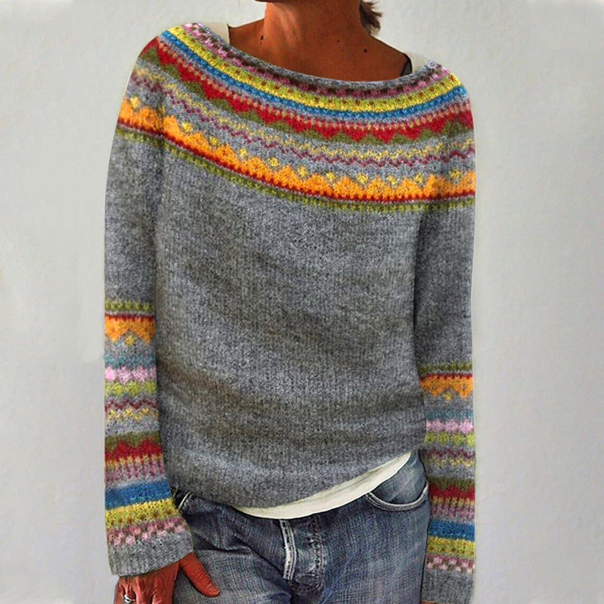 Jasmine | Pull Rétro Confortable