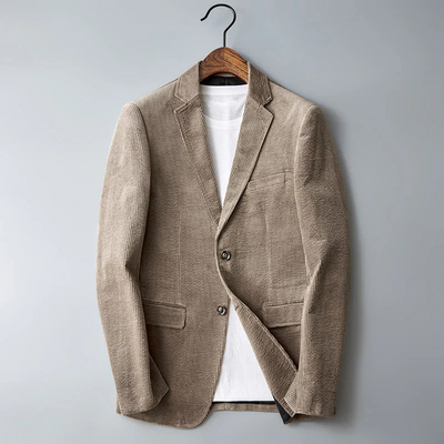 Berto | Blazer en Velours Côtelé Pour Hommes | Luxe