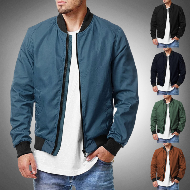 Kristoffer | Veste Hiver Bomber Pour Hommes | Noir