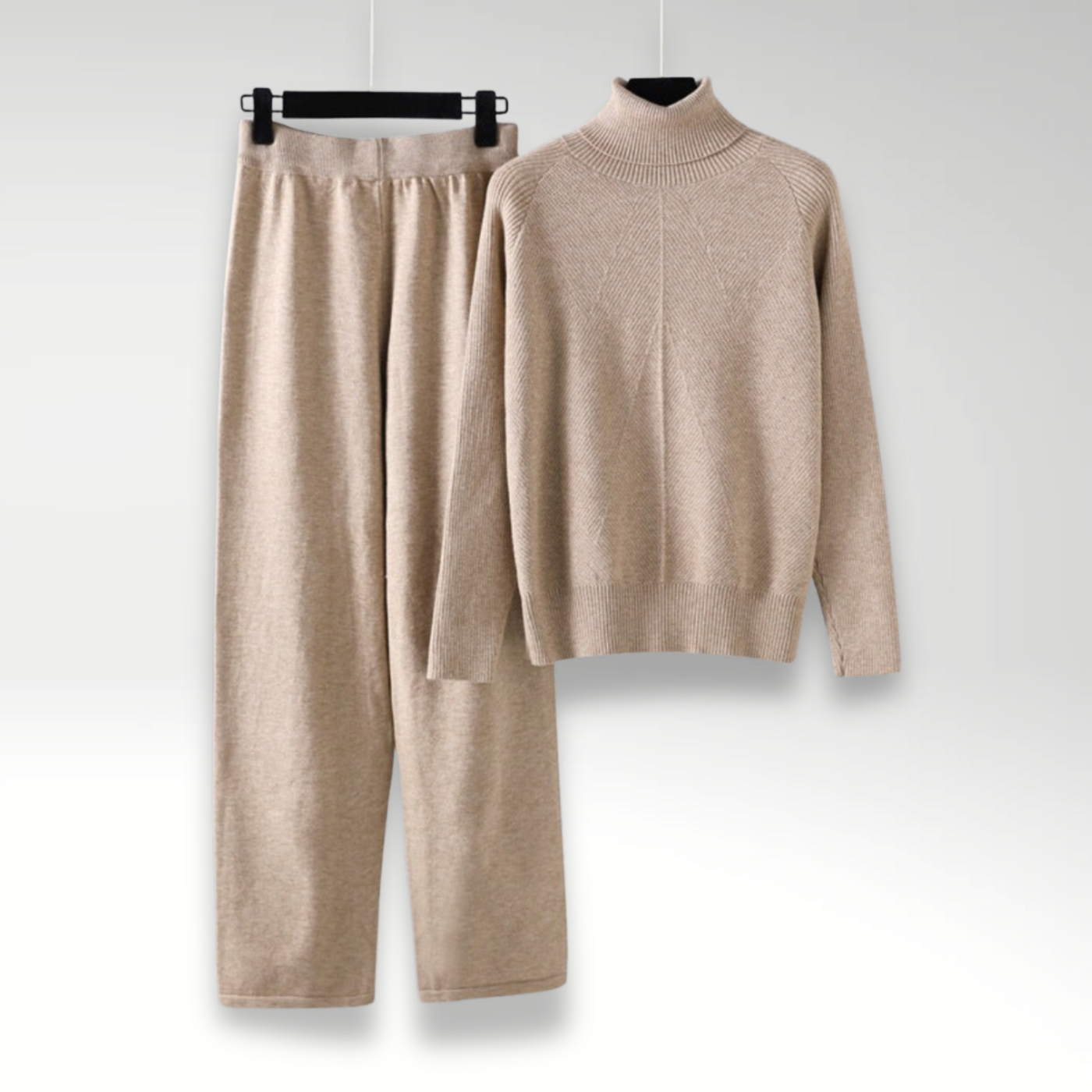 AtelierDeRoche™ | Ensemble deux pièces Lounge en tricot torsadé