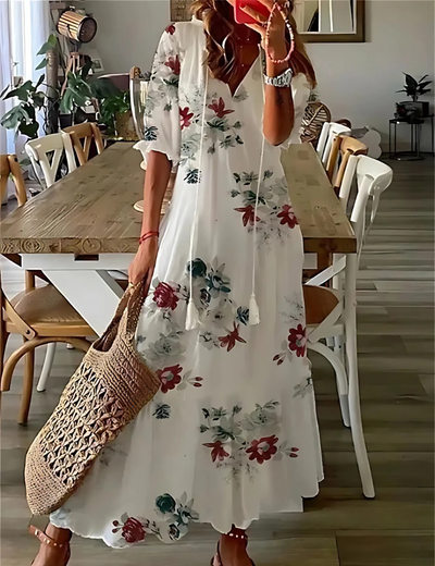 Haydée | Robe Maxi Femme | Fleurie