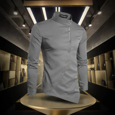 Dennovan | Chemise asymétrique à manches longues pour Hommes | Manche longue