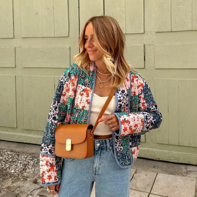 Néna | Veste vintage à fleurs pour Femmes | Elégant