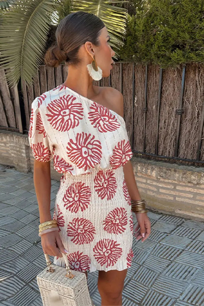 Meann | Robe Elégant Chic Pour Femme | Blanche