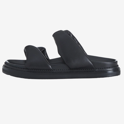 Adélaïde™ Sandales Plates en Cuir