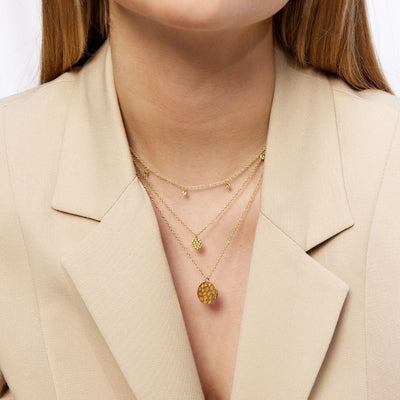 Collier élégant – plaqué or 18K
