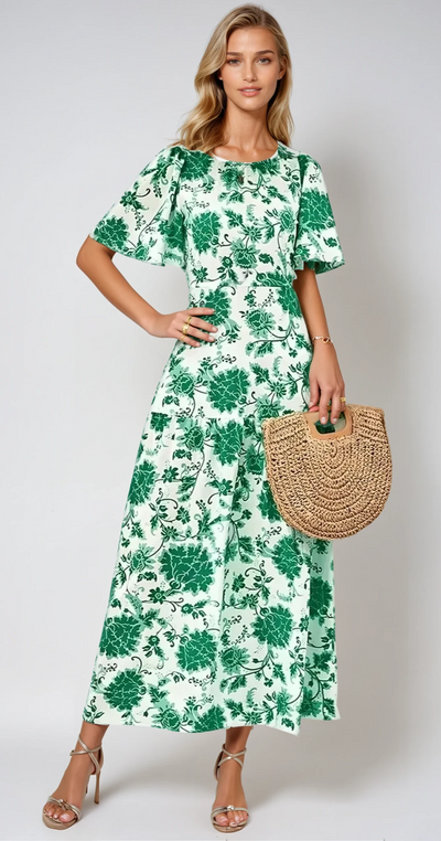 Monique - Robe d'été dos nu avec armatures