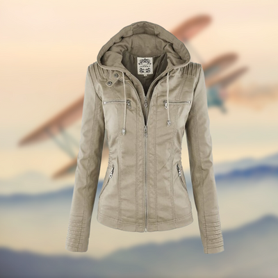 Stacey - Veste en cuir élégante