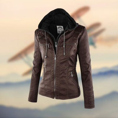 Stacey - Veste en cuir élégante