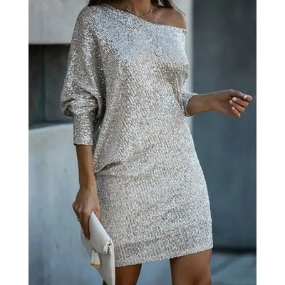 Anna | Robe à paillettes soirée pour femme | Mini