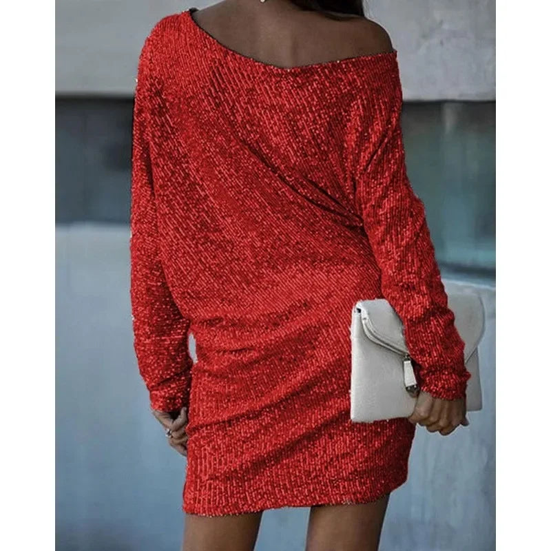 Anna | Robe à paillettes soirée pour femme | Mini