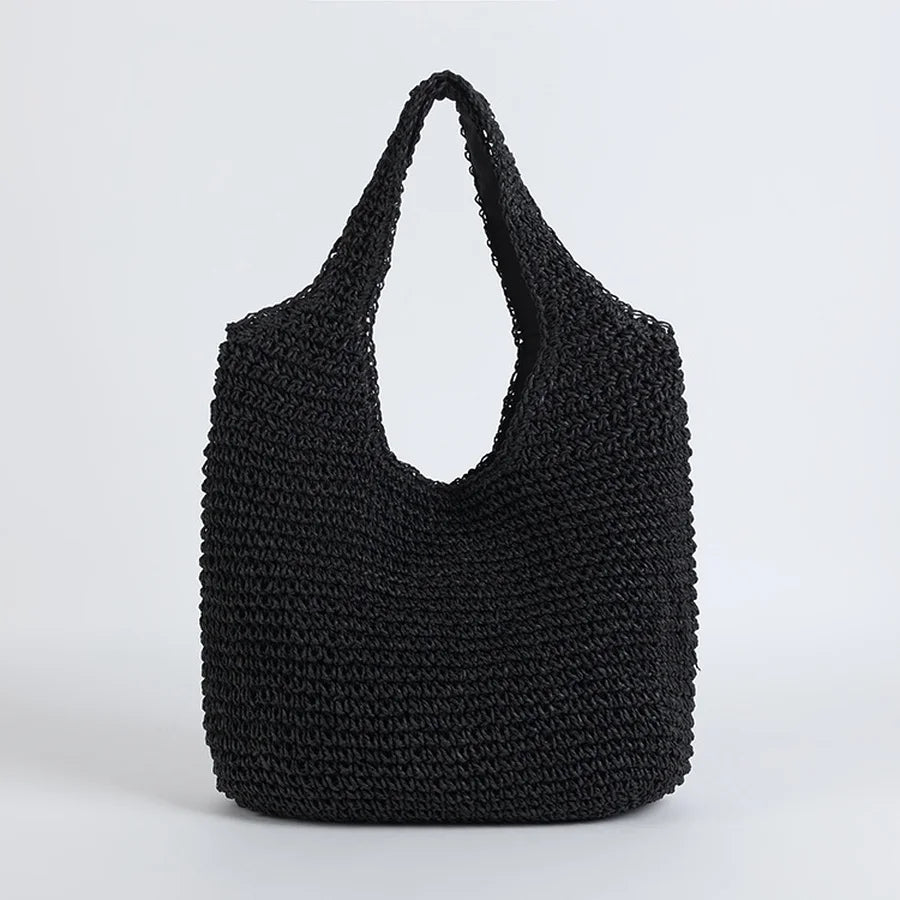 Valery | Élégant Sac de Plage en Paille pour Femmes