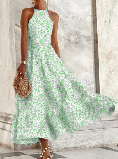 Anne | Robe d'été longue pour femme | Maxi