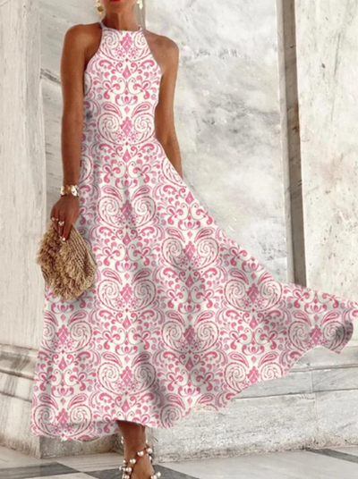 Anne | Robe d'été longue pour femme | Maxi