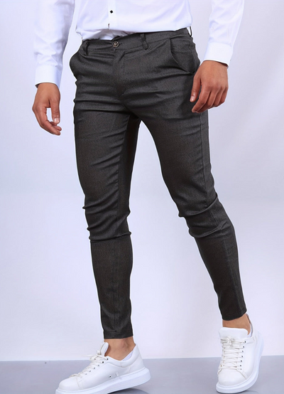 Mekhi | Pantalon Casual Pour Homme | Noir