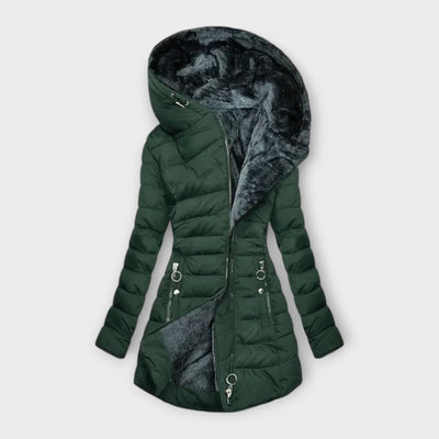 Kori – Manteau Douillet Doublé en Fourrure